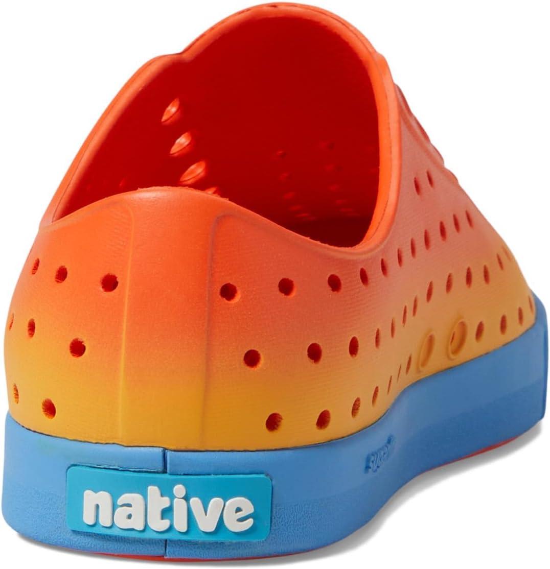 image:imageNative Shoes Kids Jefferson SlipOn ShoeLaflame OrangeResting BlueLaflame Spicy Ombre