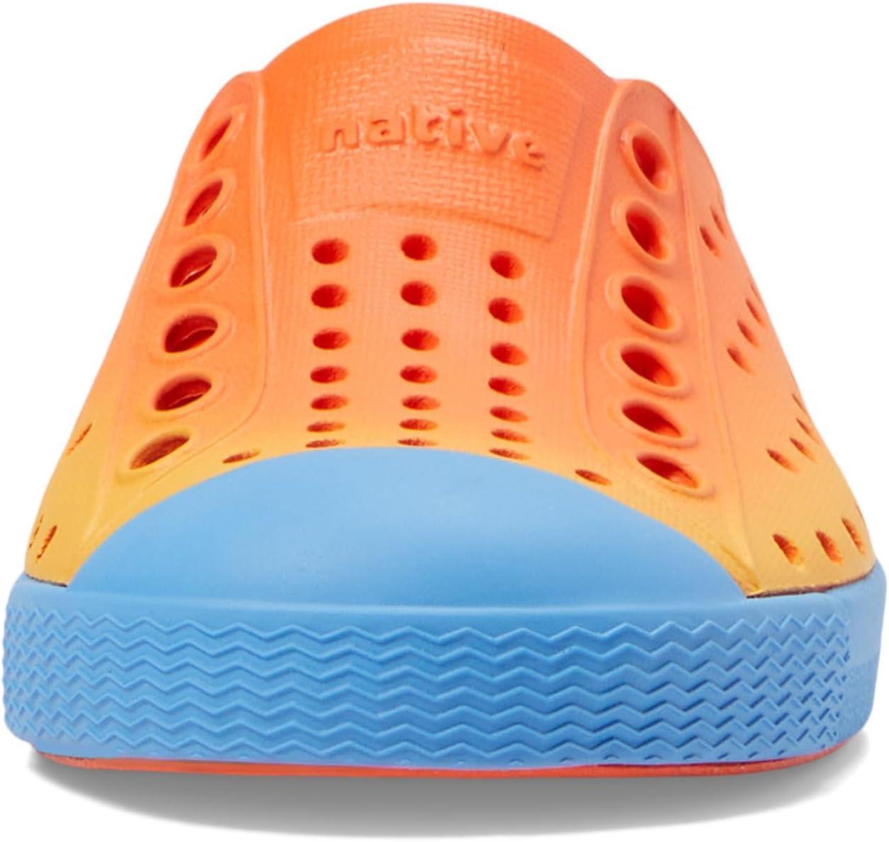 image:imageNative Shoes Kids Jefferson SlipOn ShoeLaflame OrangeResting BlueLaflame Spicy Ombre