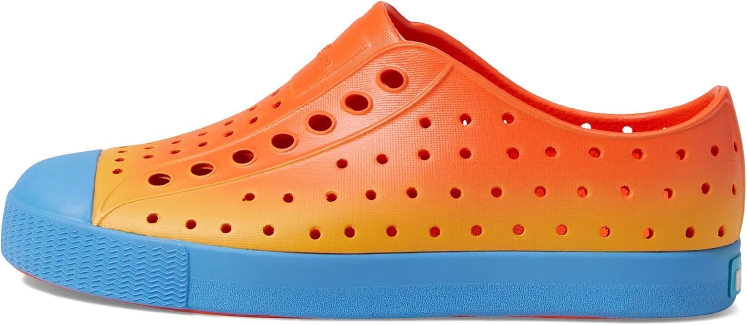 image:imageNative Shoes Kids Jefferson SlipOn ShoeLaflame OrangeResting BlueLaflame Spicy Ombre