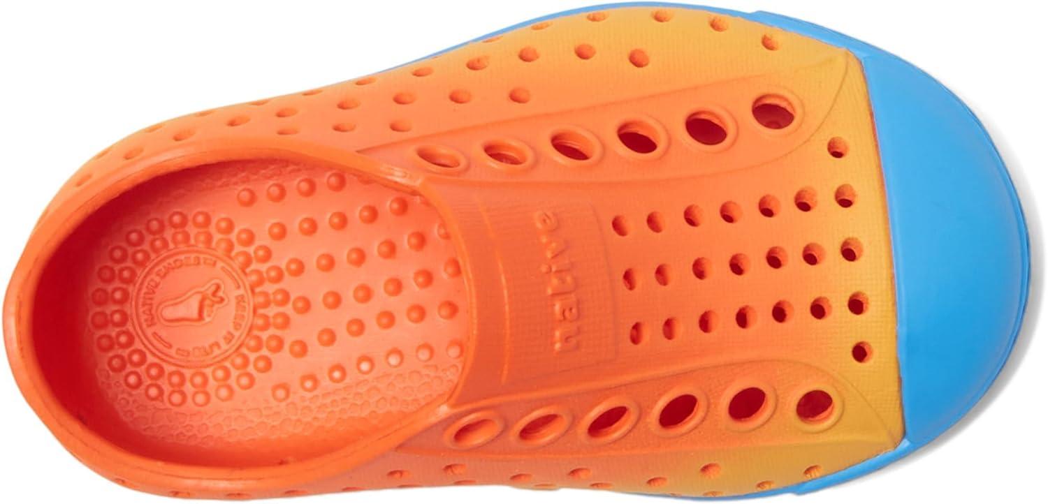 image:imageNative Shoes Kids Jefferson SlipOn ShoeLaflame OrangeResting BlueLaflame Spicy Ombre