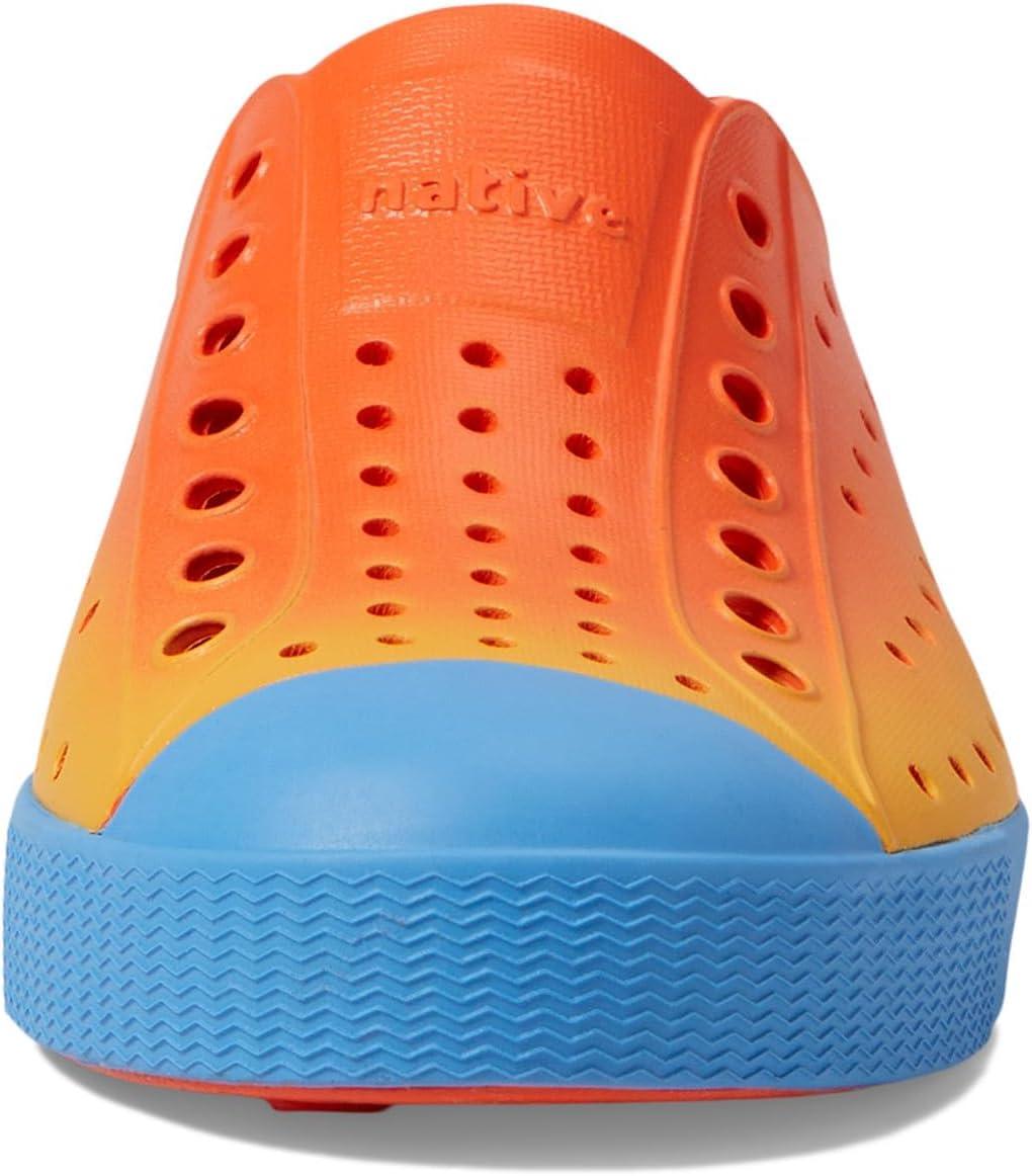 image:imageNative Shoes Kids Jefferson SlipOn ShoeLaflame OrangeResting BlueLaflame Spicy Ombre