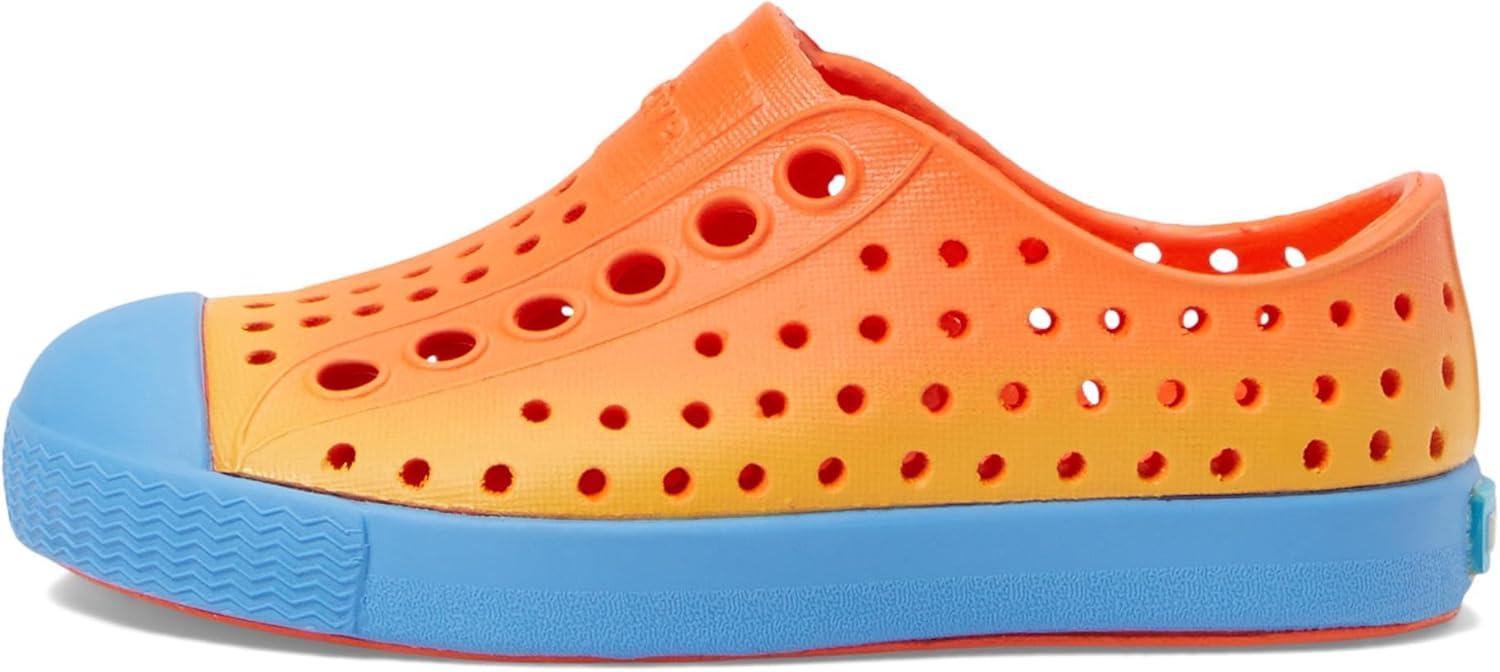 image:imageNative Shoes Kids Jefferson SlipOn ShoeLaflame OrangeResting BlueLaflame Spicy Ombre