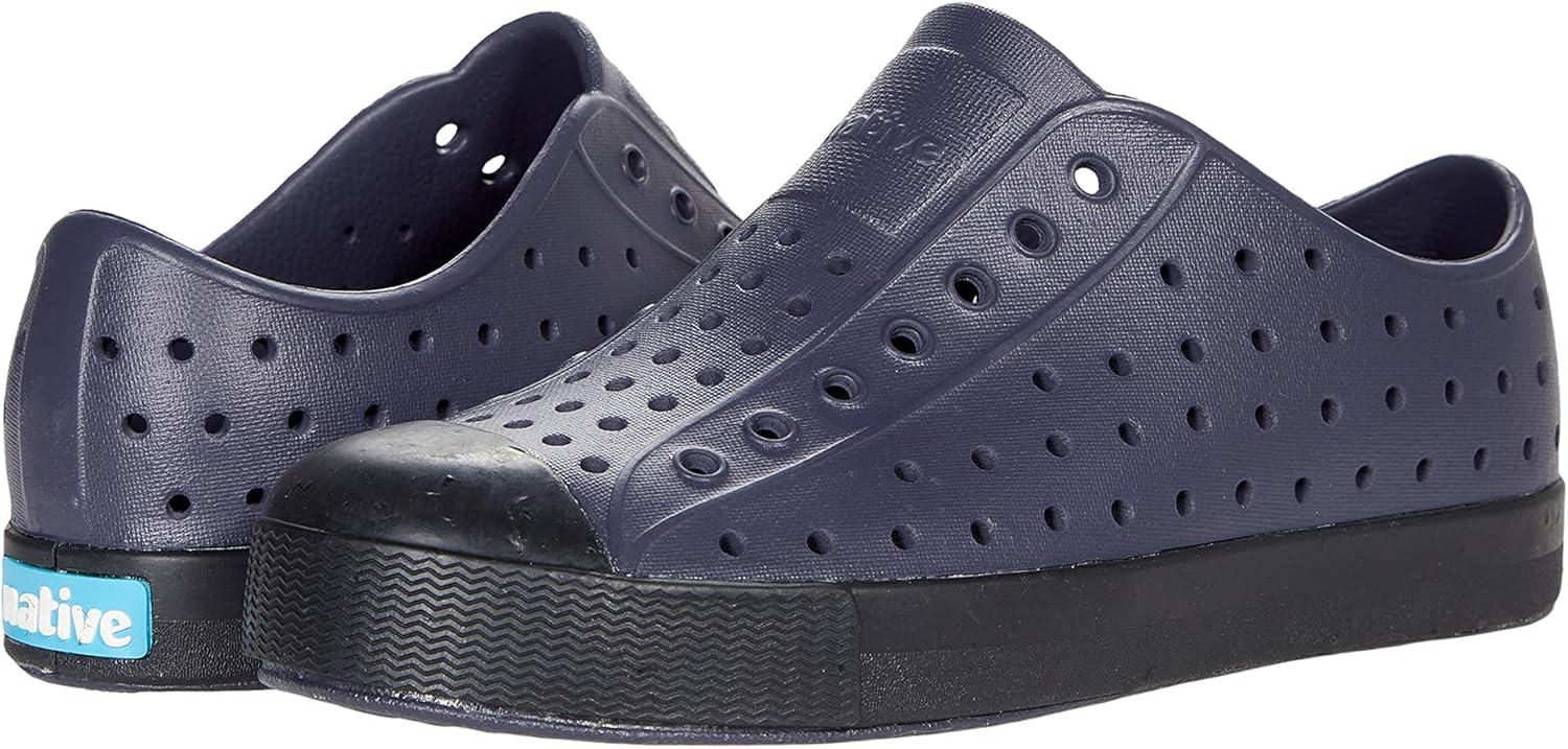image:imageNative Shoes Kids Jefferson SlipOn ShoeOnyxFerrous BlackJiffy Speckles