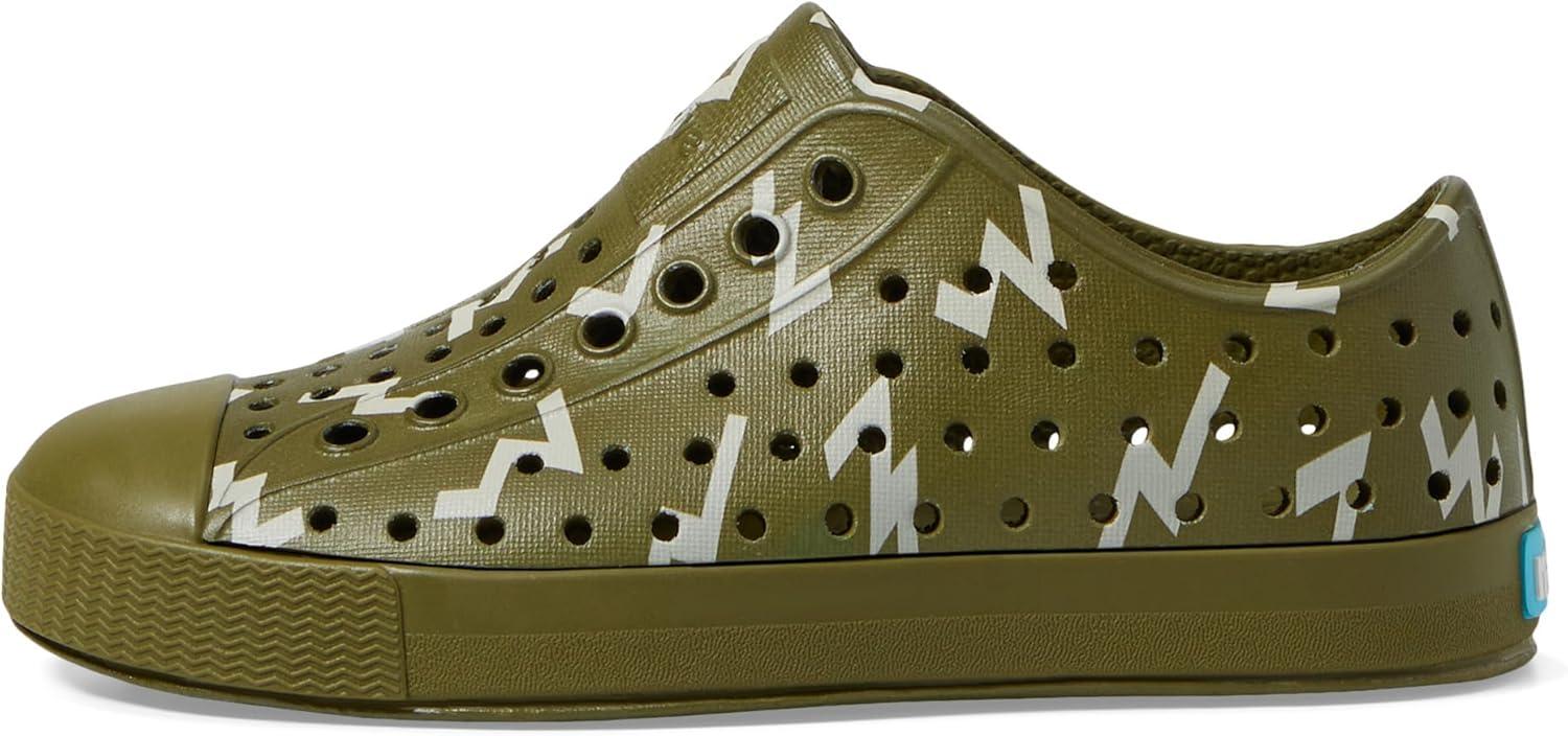 image:imageNative Shoes Kids Jefferson SlipOn ShoeRookie GreenRookie GreenBone White Wiggle