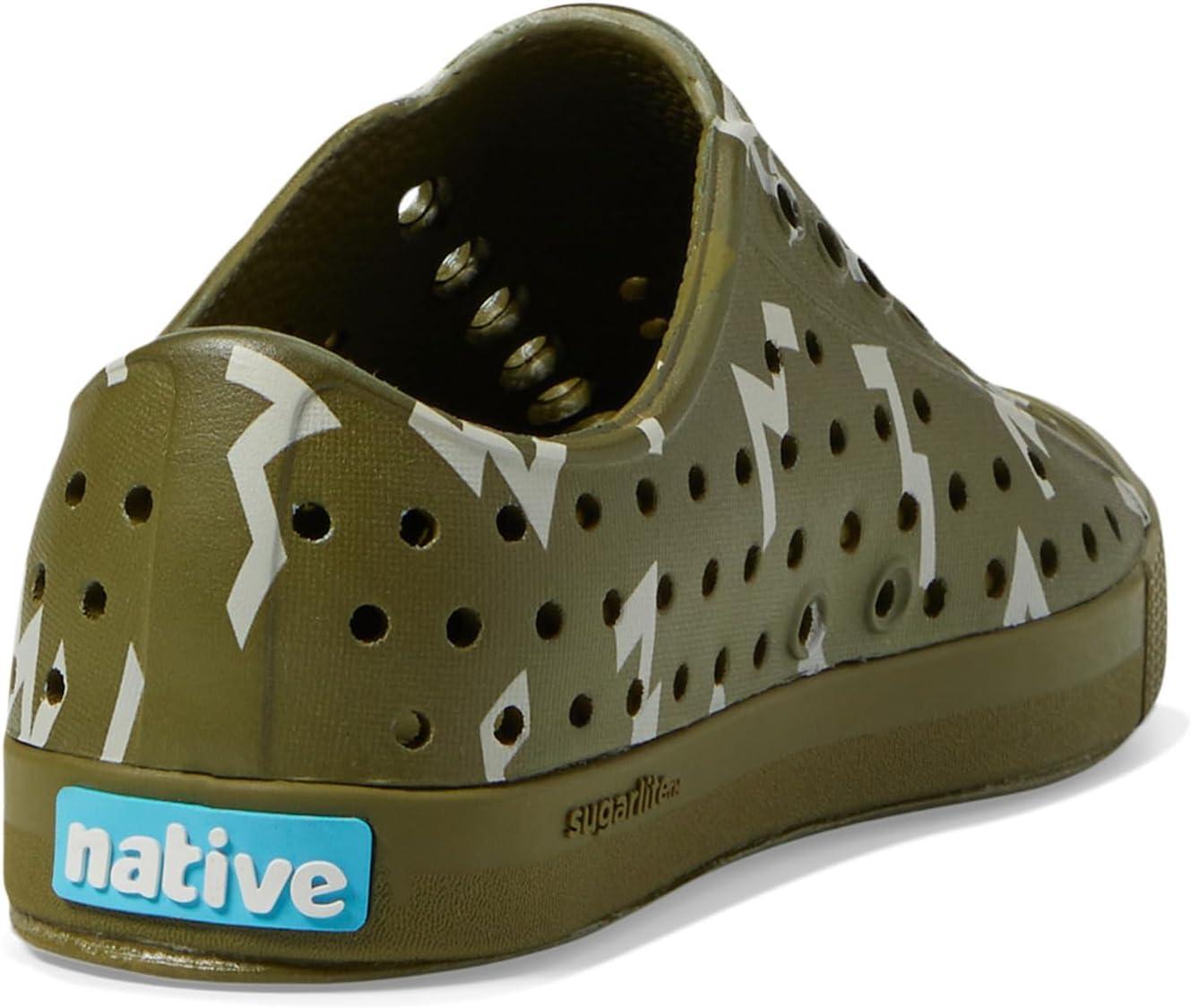 image:imageNative Shoes Kids Jefferson SlipOn ShoeRookie GreenRookie GreenBone White Wiggle