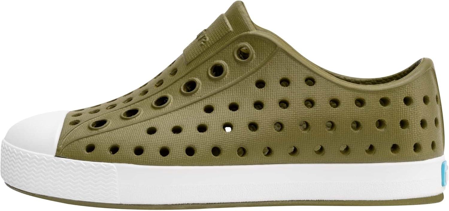 image:imageNative Shoes Kids Jefferson SlipOn ShoeRookie GreenShell White