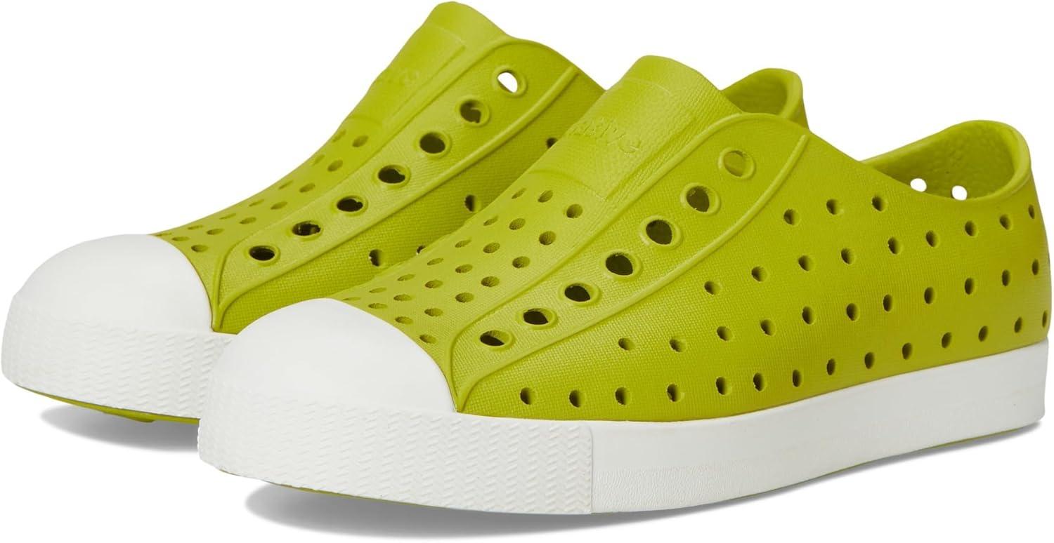 image:imageNative Shoes Kids Jefferson SlipOn ShoeSeaweed GreenShell White