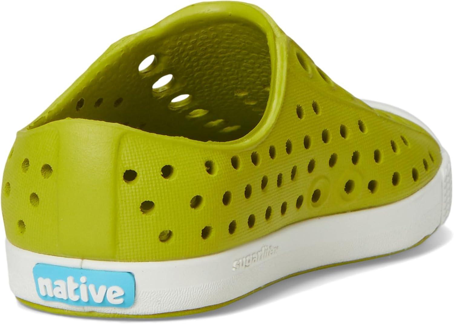 image:imageNative Shoes Kids Jefferson SlipOn ShoeSeaweed GreenShell White