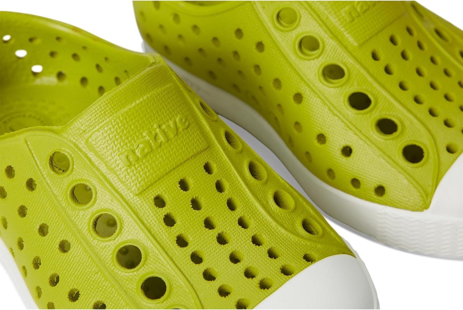 image:imageNative Shoes Kids Jefferson SlipOn ShoeSeaweed GreenShell White