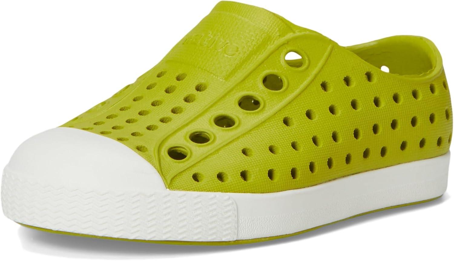 image:imageNative Shoes Kids Jefferson SlipOn ShoeSeaweed GreenShell White