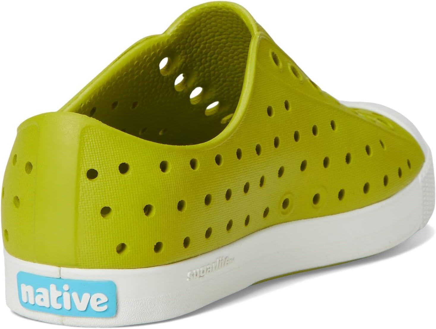 image:imageNative Shoes Kids Jefferson SlipOn ShoeSeaweed GreenShell White