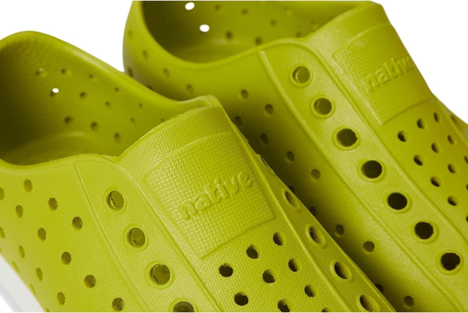 image:imageNative Shoes Kids Jefferson SlipOn ShoeSeaweed GreenShell White