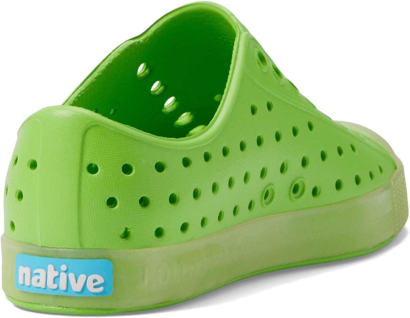 image:imageNative Shoes Kids Jefferson SlipOn ShoeSnap GreenGlow