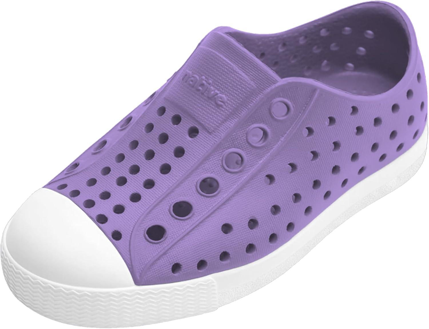 image:imageNative Shoes Kids Jefferson SlipOn ShoeTwirling PurpleShell White