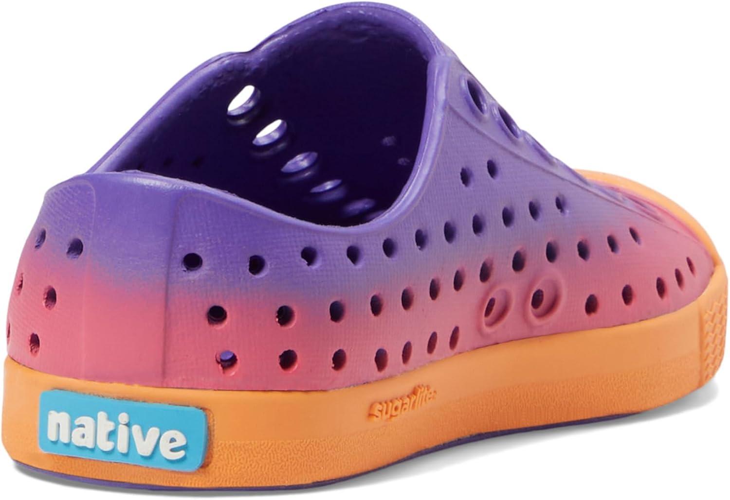 image:imageNative Shoes Kids Jefferson SlipOn ShoeUltra VioletApricot OrangeUltra Dazzle Ombre