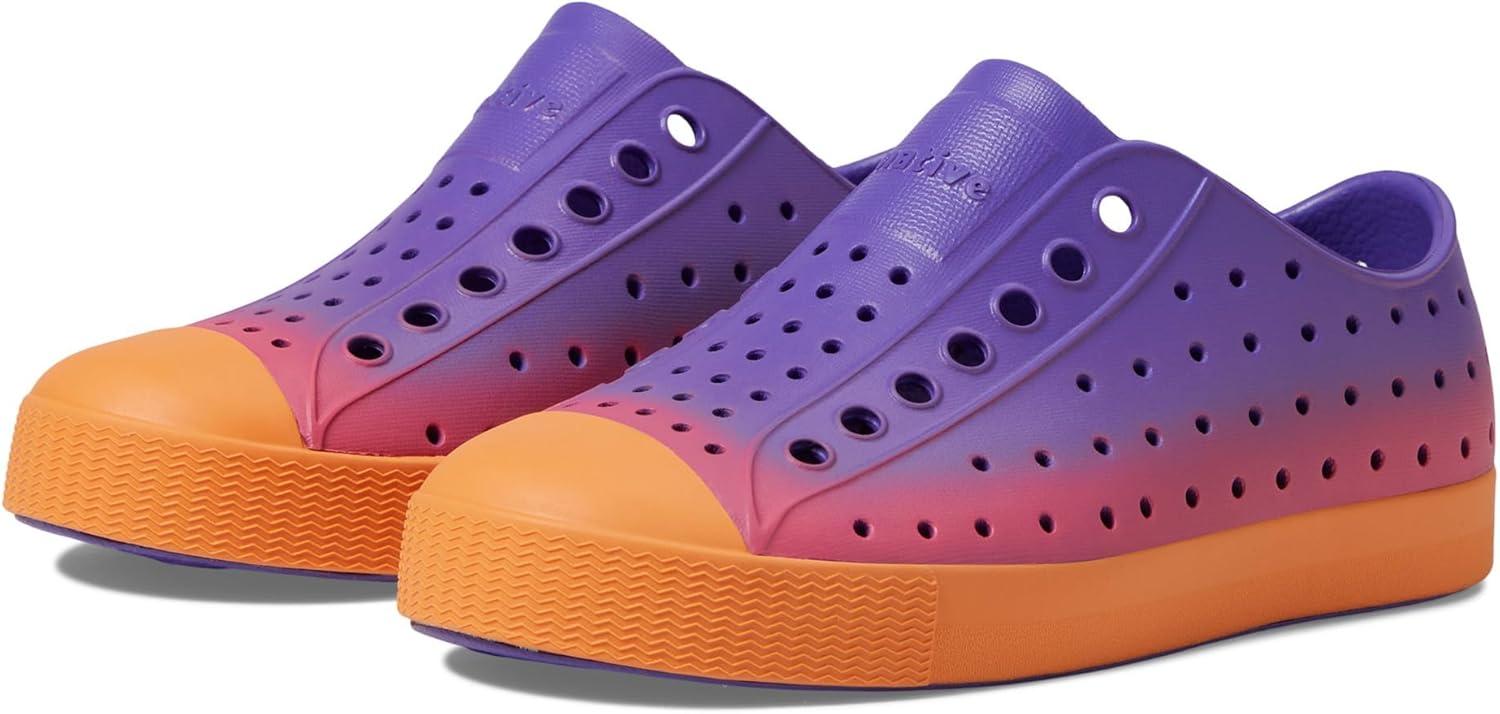image:imageNative Shoes Kids Jefferson SlipOn ShoeUltra VioletApricot OrangeUltra Dazzle Ombre