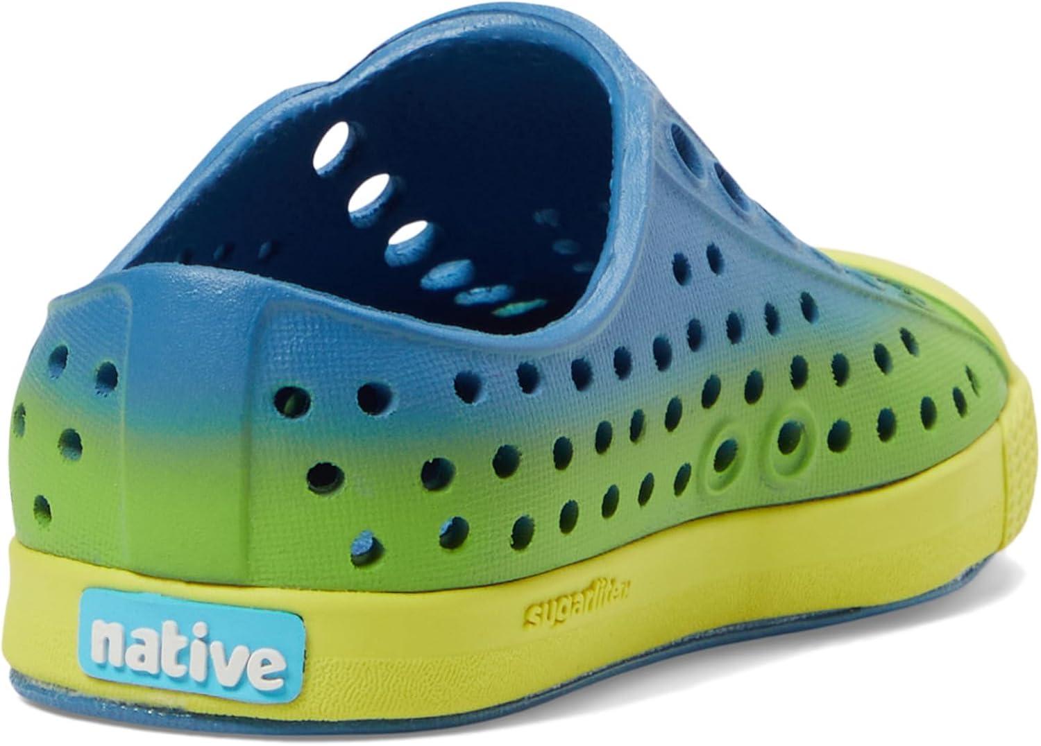 image:imageNative Shoes Kids Jefferson SlipOn ShoeVallarta BluePickle GreenVallarta Snap Ombre