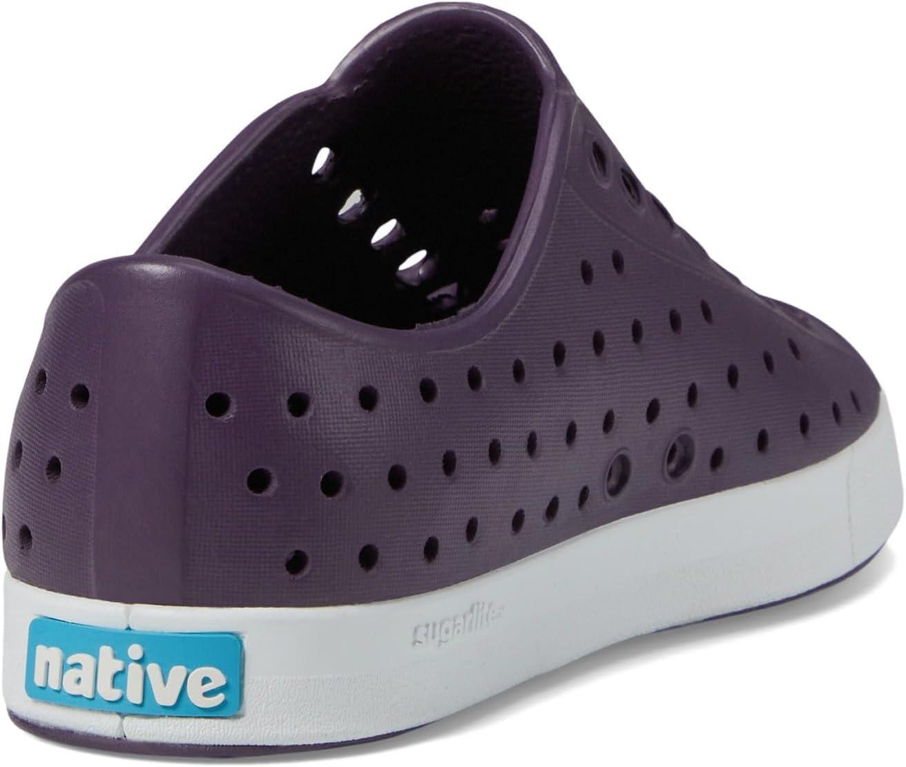 image:imageNative Shoes Kids Jefferson SlipOn ShoeVelvet PurpleShell White