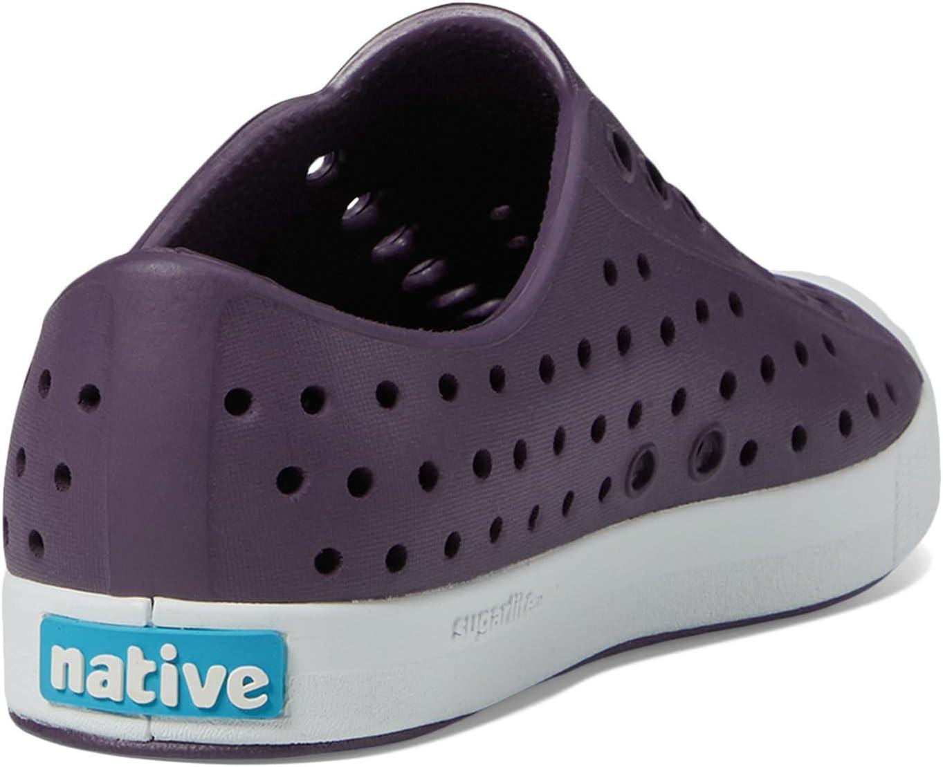 image:imageNative Shoes Kids Jefferson SlipOn ShoeVelvet PurpleShell White