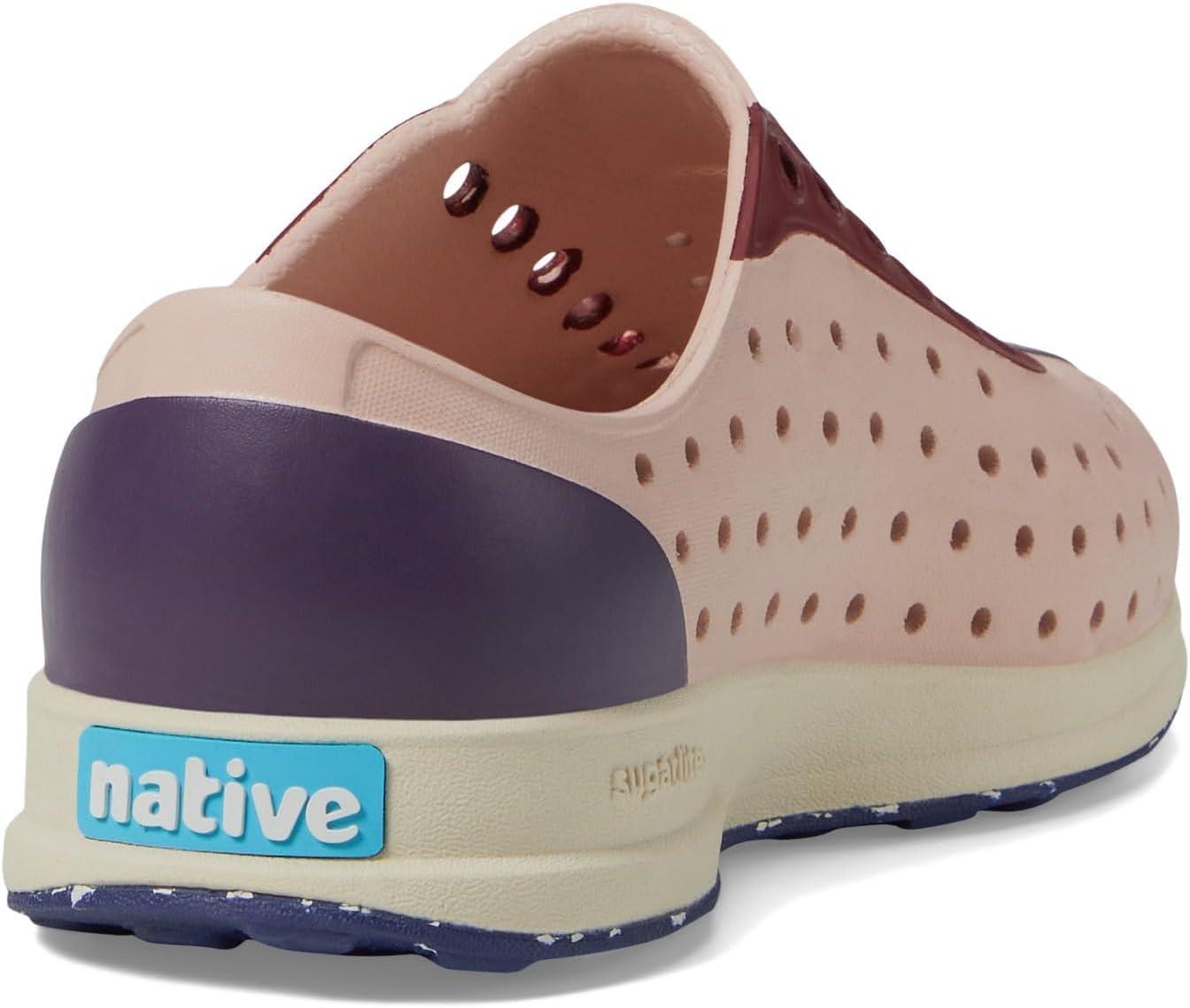 image:imageNative Shoes Robbie Sugarlite Print Little KidChameleon PinkBone WhiteVelvet TartRegatta Speckle Rubber