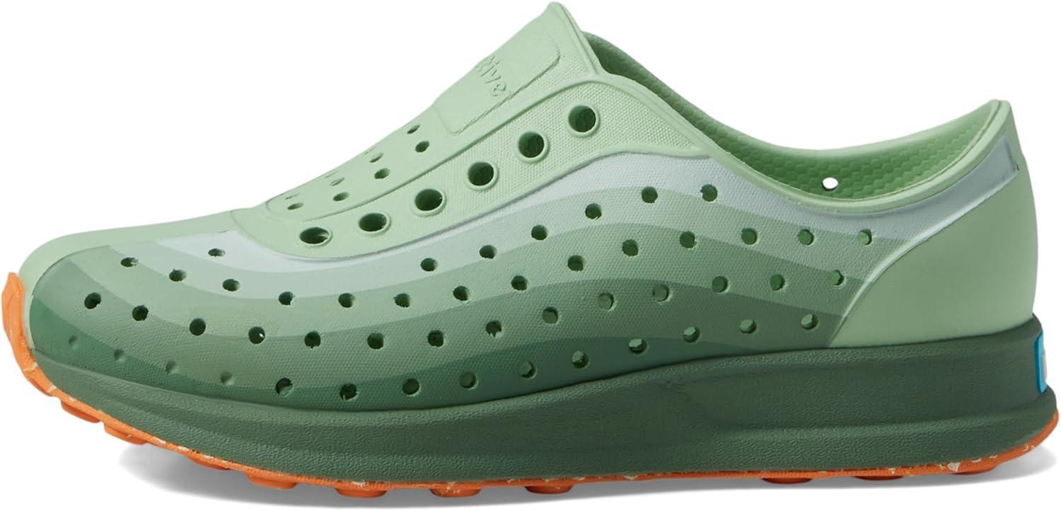 image:imageNative Shoes Robbie Sugarlite Print Little KidFig GreenLoch GreenApricot Speckle RubberLoch Foggy Fade
