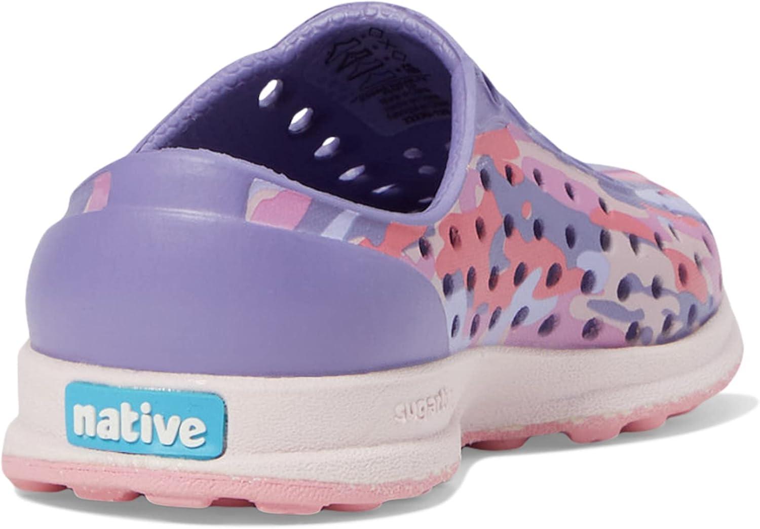 image:imageNative Shoes Robbie Sugarlite Print Little KidHaze PurpleLint PinkDazzle EucamoPrincess Speckle Rubber