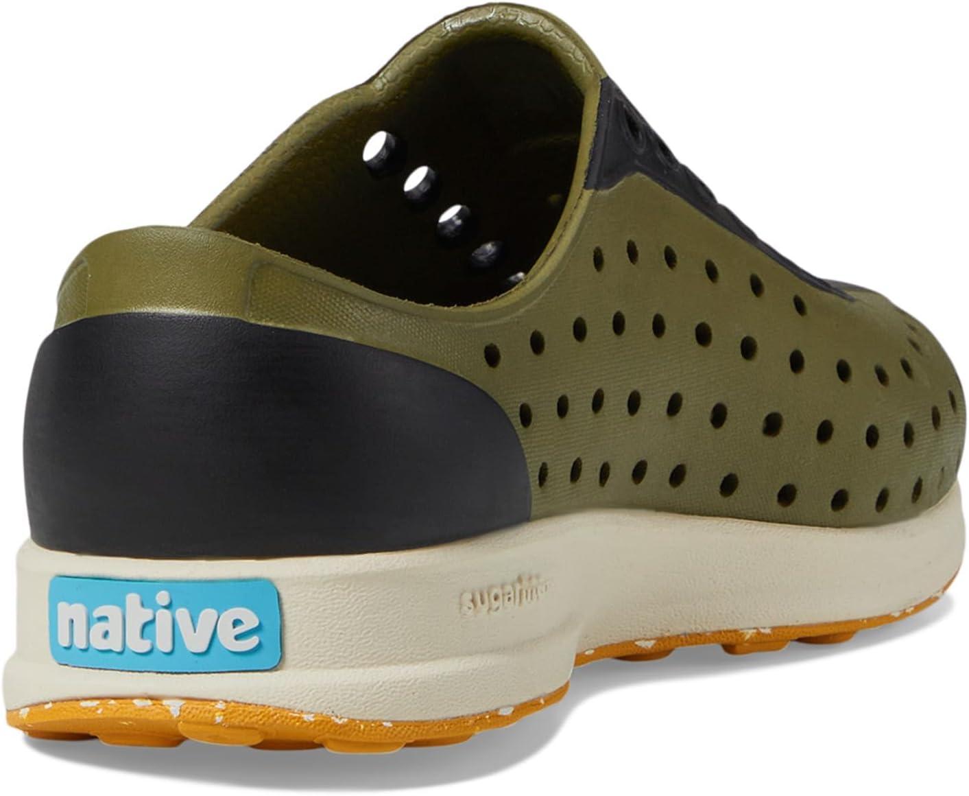 image:imageNative Shoes Robbie Sugarlite Print Little KidRookie GreenBone WhiteJiffy BlackWheat Speckle