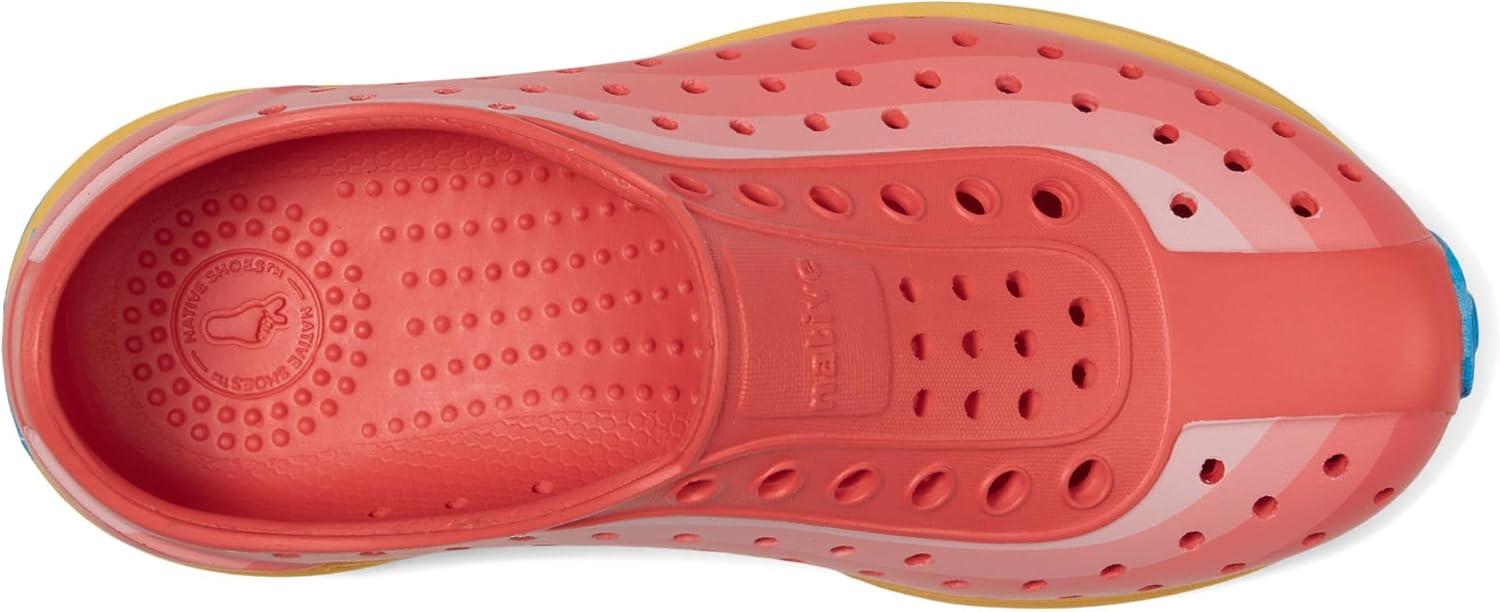 image:imageNative Shoes Robbie Sugarlite Print Little KidSweet RedPollen YellowWave Speckle RubberSweet Foggy Fade
