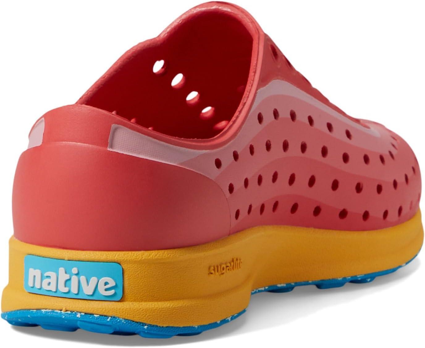image:imageNative Shoes Robbie Sugarlite Print Little KidSweet RedPollen YellowWave Speckle RubberSweet Foggy Fade