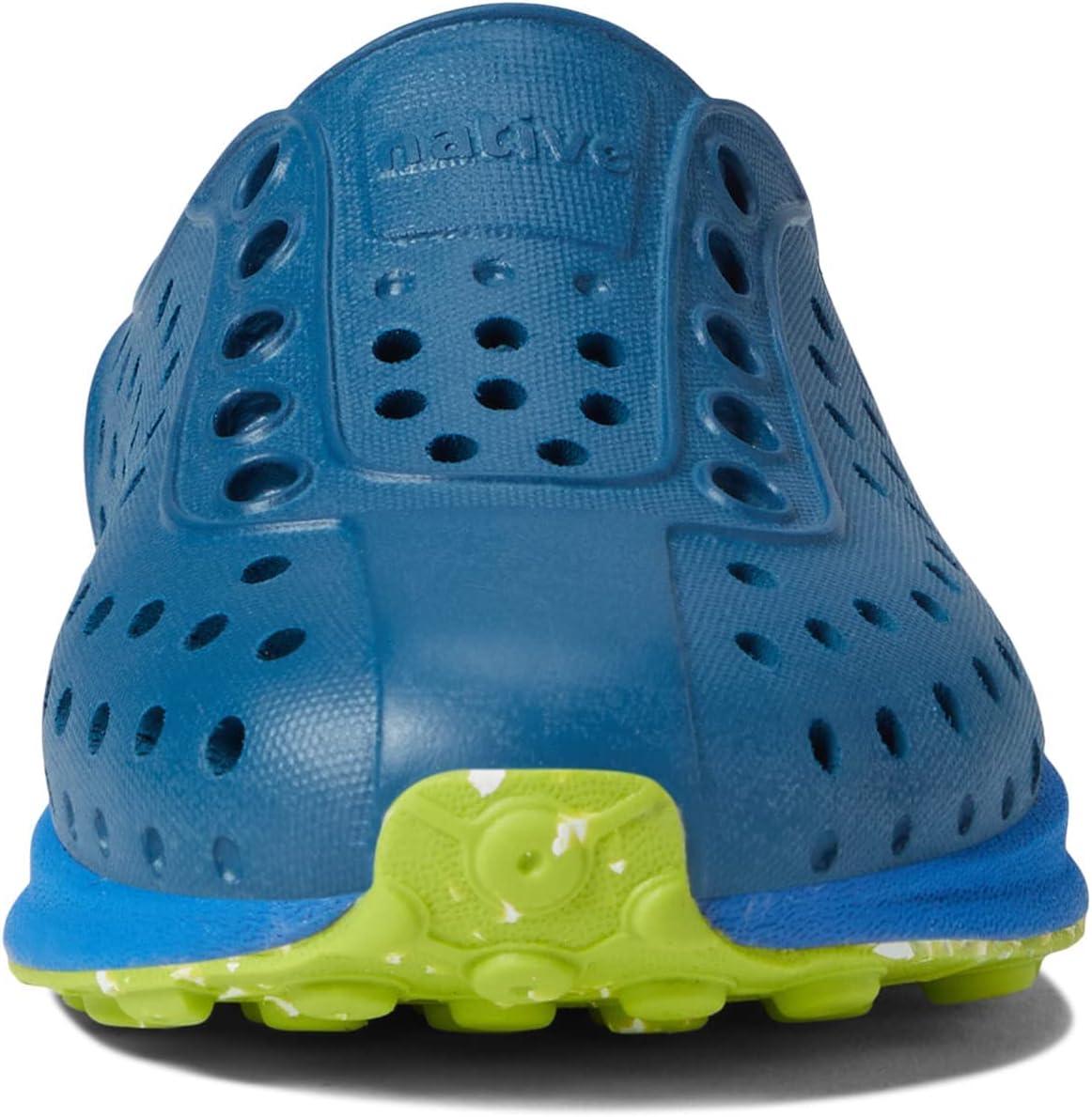 image:imageNative Shoes Robbie Sugarlite Print Little KidTrench BlueBarracuda BluePalm HeelPalm Speckle Rubber