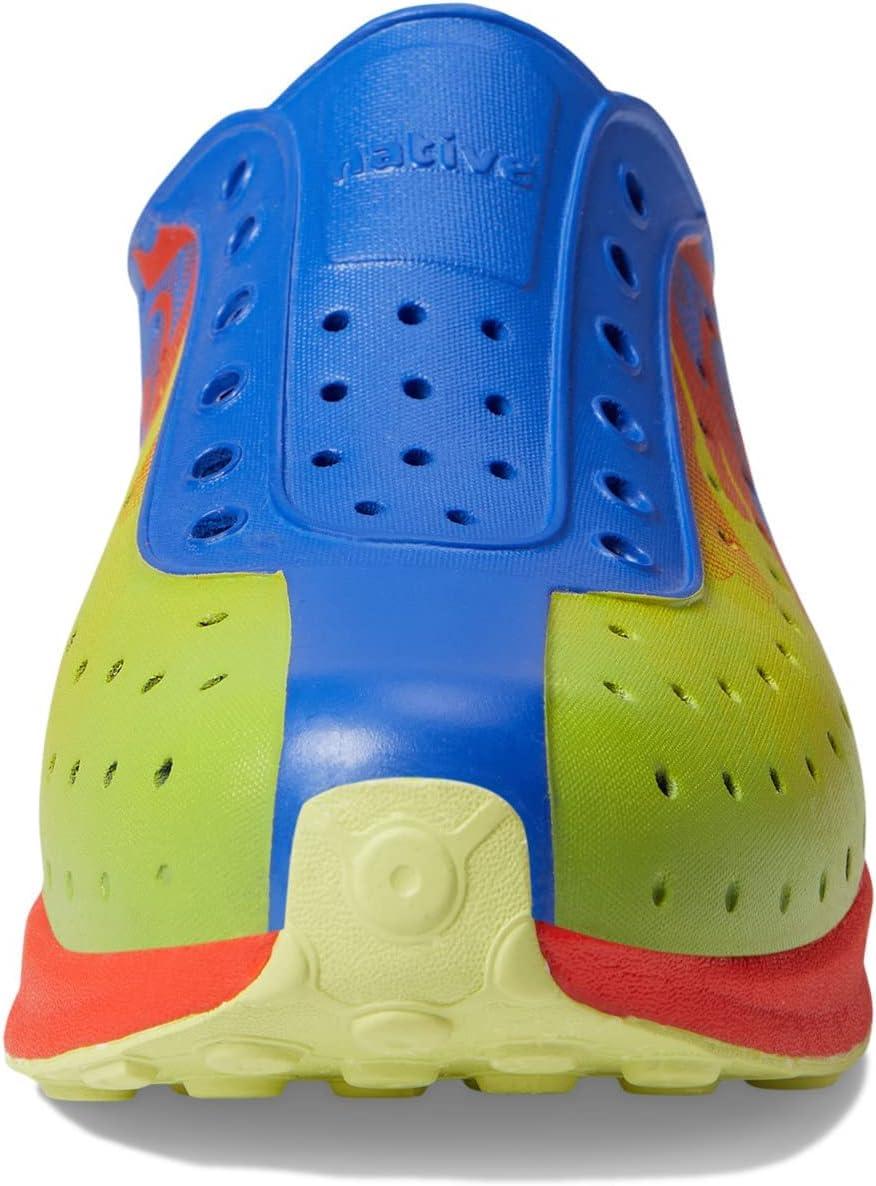 image:imageNative Shoes Robbie Sugarlite Print Little KidUv BlueFire RedChartreuse FlameCelery Speckle Rubber