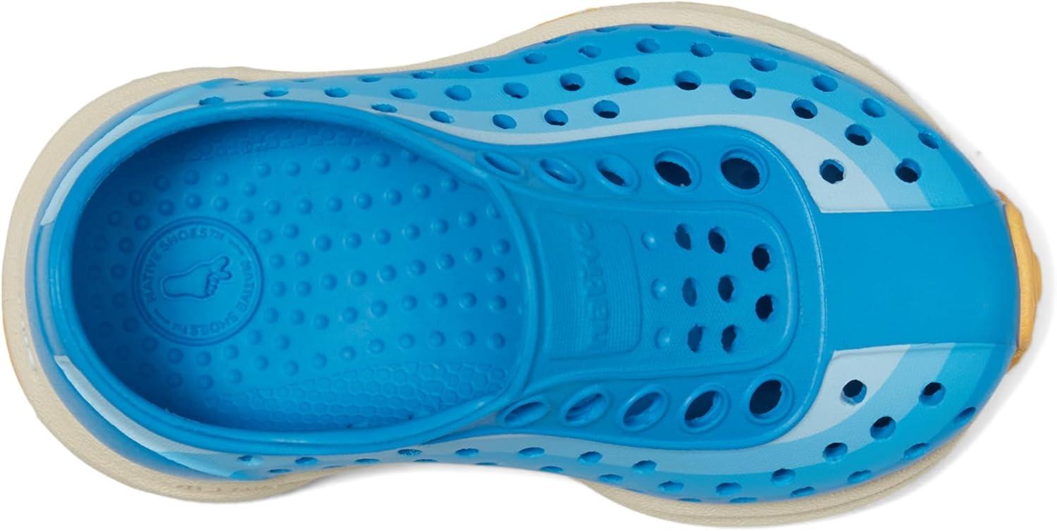 image:imageNative Shoes Robbie Sugarlite Print Little KidWave BlueBone WhitePineapple Speckle RubberWave Foggy Fade
