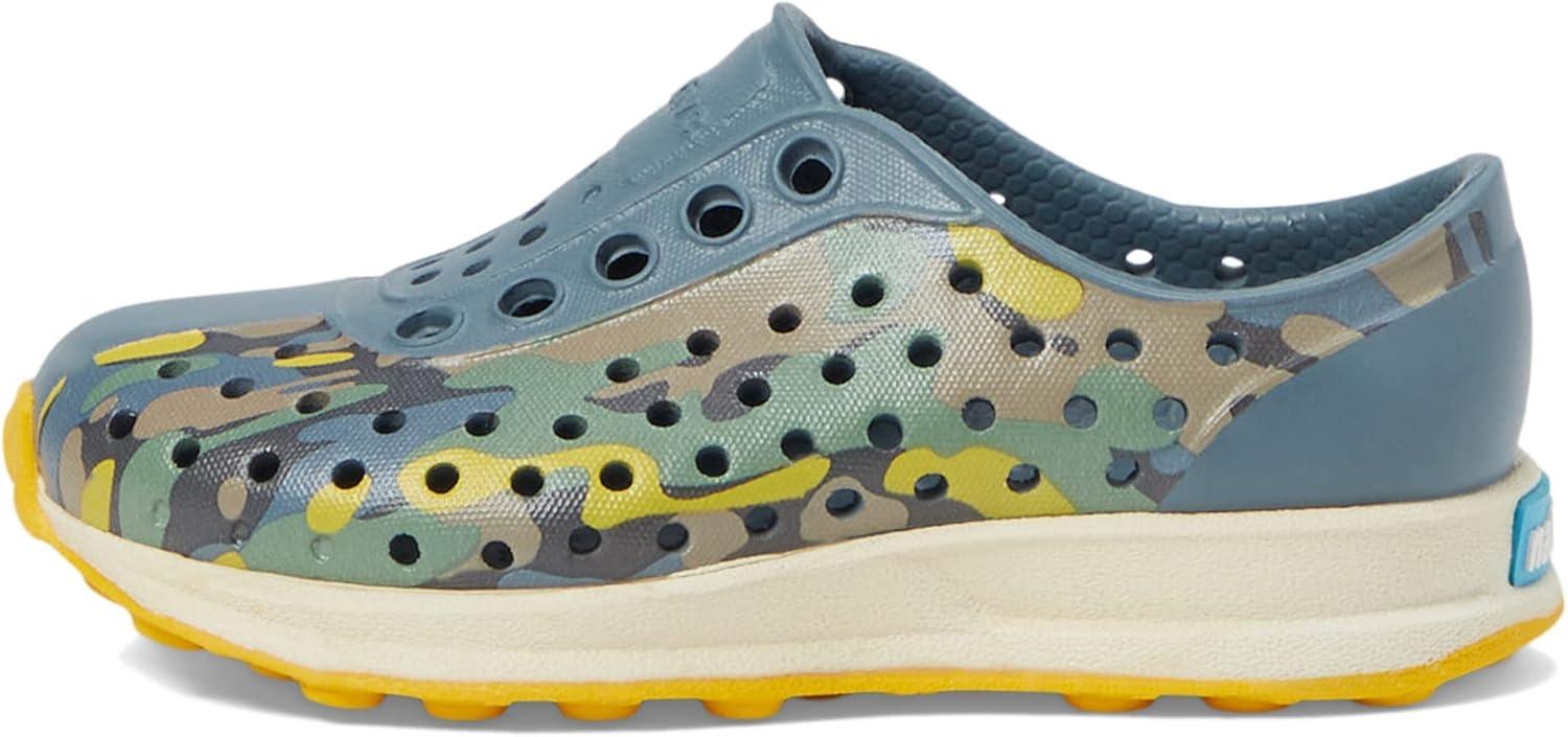 image:imageNative Shoes Robbie Sugarlite Print Little KidWeather GreyBone WhiteFreesia EucamoFreesia Speckle Rubber
