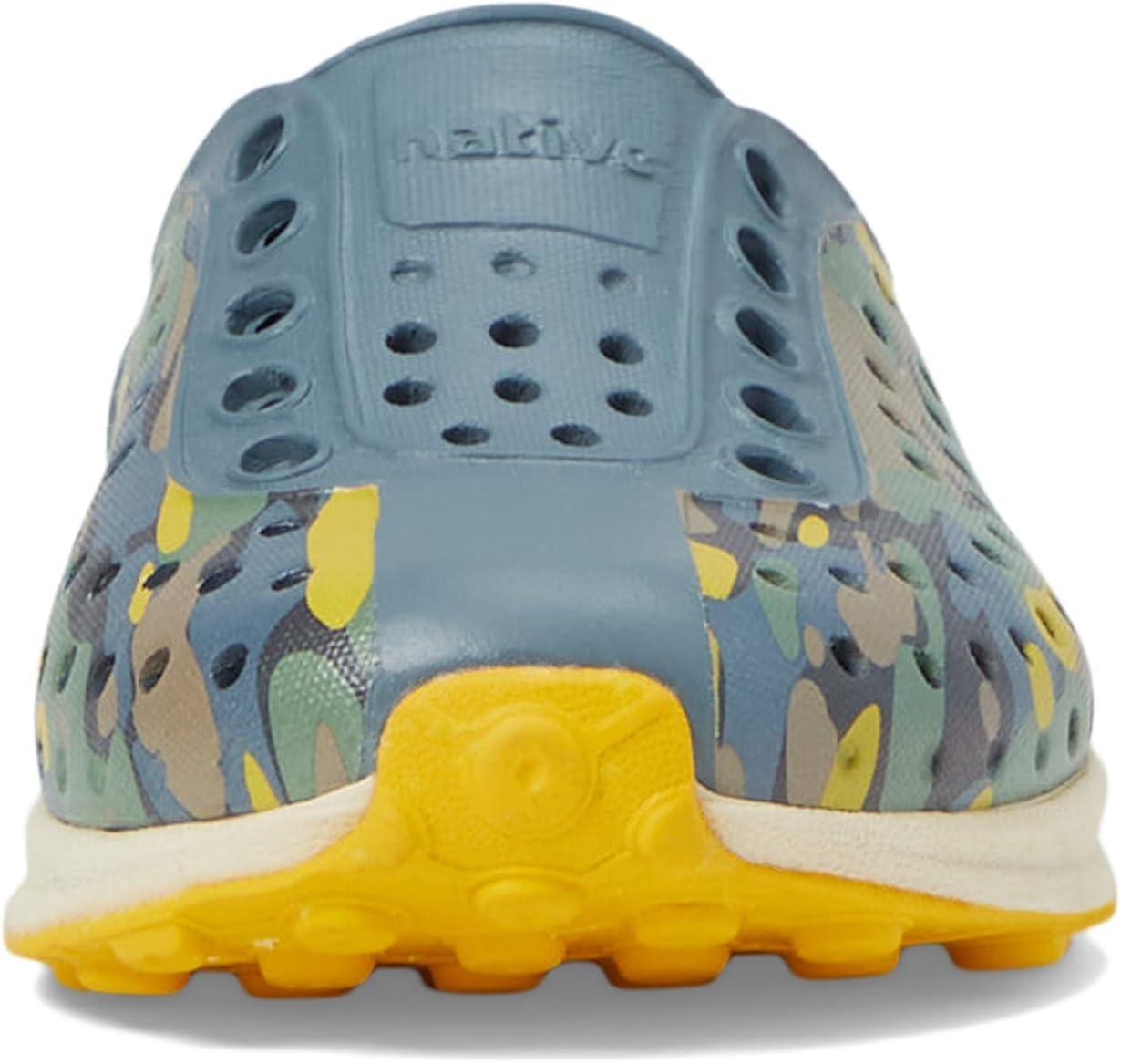 image:imageNative Shoes Robbie Sugarlite Print Little KidWeather GreyBone WhiteFreesia EucamoFreesia Speckle Rubber