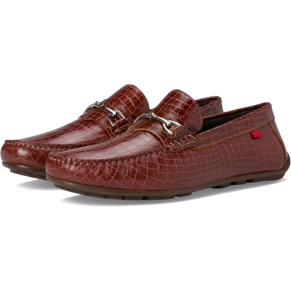 image:imageMJNY Mens Casual Comfortable Genuine Leather Lightweight Driving Moccasins Classic Fashion Buckle Loafer Slip On Breathable Driving LoaferCognac Croco