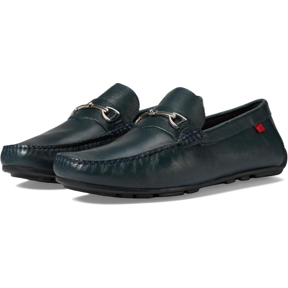 image:imageMJNY Mens Casual Comfortable Genuine Leather Lightweight Driving Moccasins Classic Fashion Buckle Loafer Slip On Breathable Driving LoaferNavy Grainy
