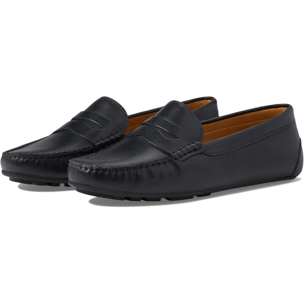 image:imageMJNY Womens Casual Comfortable Genuine Leather Lightweight Driving Moccasins Classic Fashion Penny Slip On Ladies Driving Loafer Flat ShoesBlack Nappa