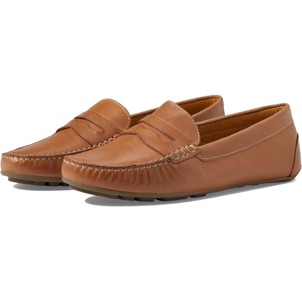 image:imageMJNY Womens Casual Comfortable Genuine Leather Lightweight Driving Moccasins Classic Fashion Penny Slip On Ladies Driving Loafer Flat ShoesTan Nappa