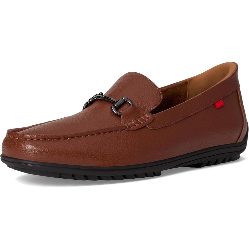 image:imageMarc Joseph New York Mens Casual Hands Free Slip on Buckle LoafersCognac
