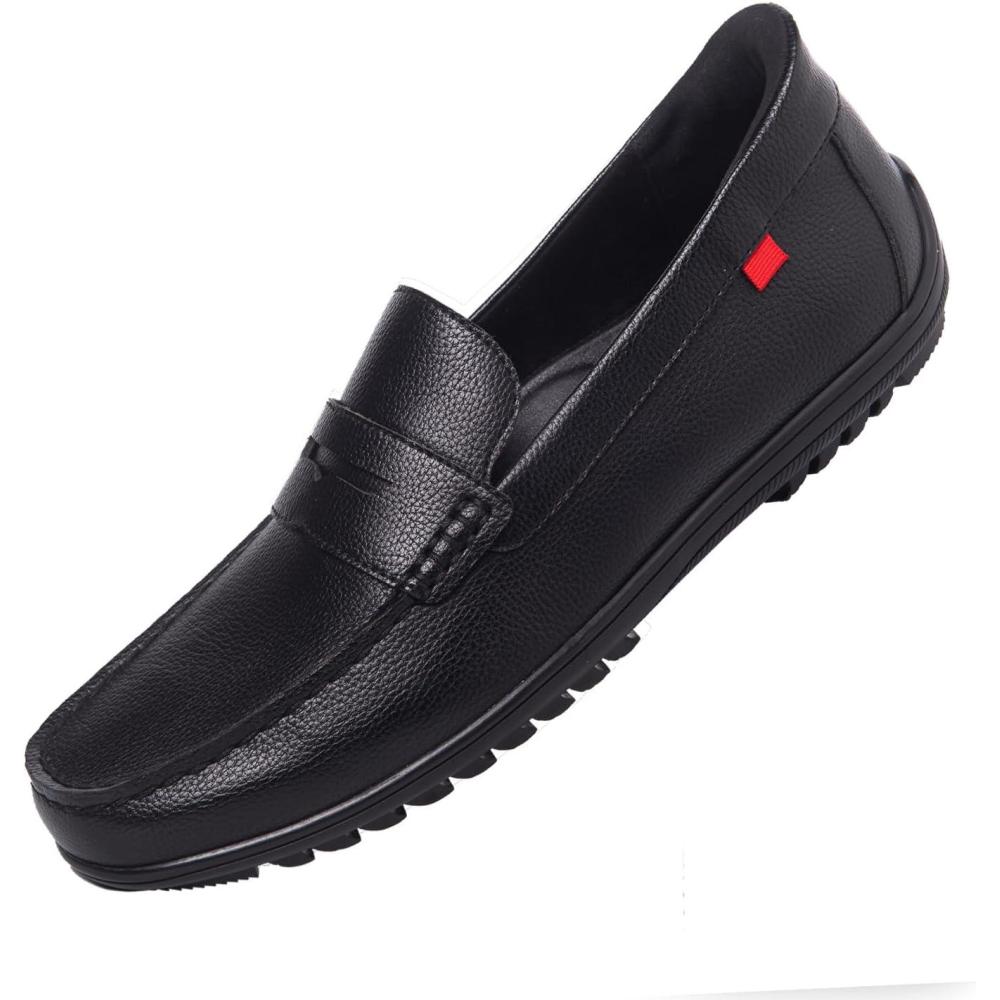 image:imageMarc Joseph New York Mens Casual Hands Free Slip on Penny LoafersBlack