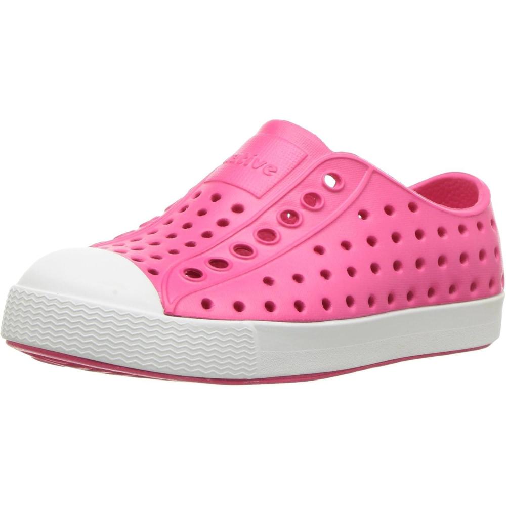 image:imageNative Shoes Kids Jefferson SlipOn ShoeHollywood PinkShell White