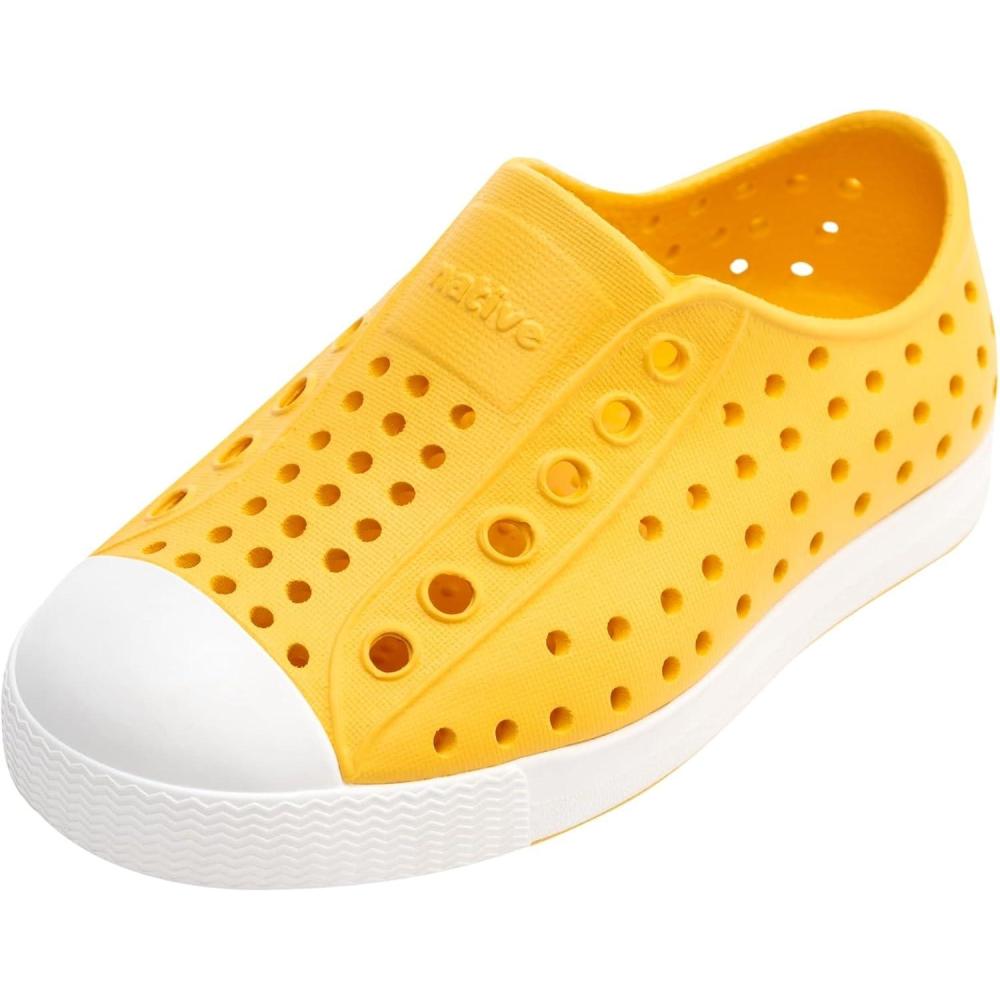 image:imageNative Shoes Kids Jefferson SlipOn ShoePollen YellowShell White