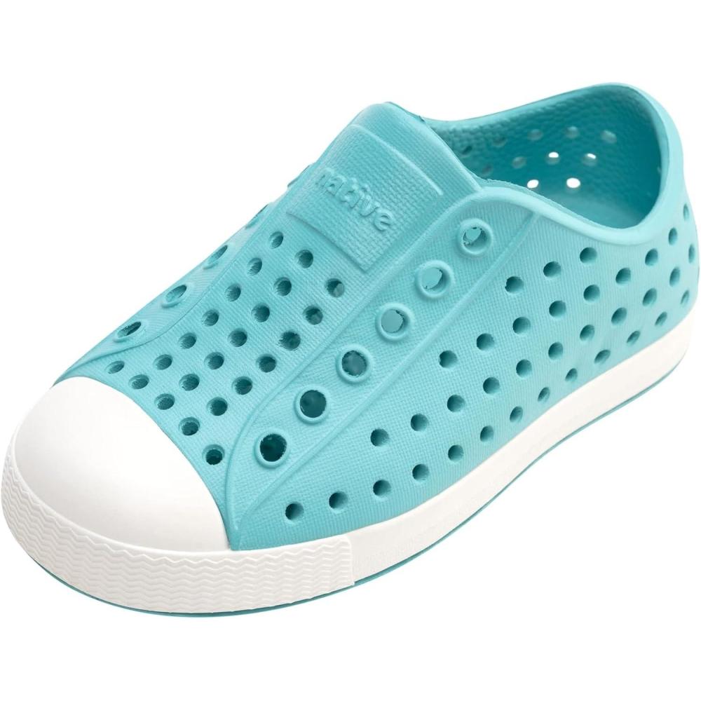 image:imageNative Shoes Kids Jefferson SlipOn ShoePool BlueShell White