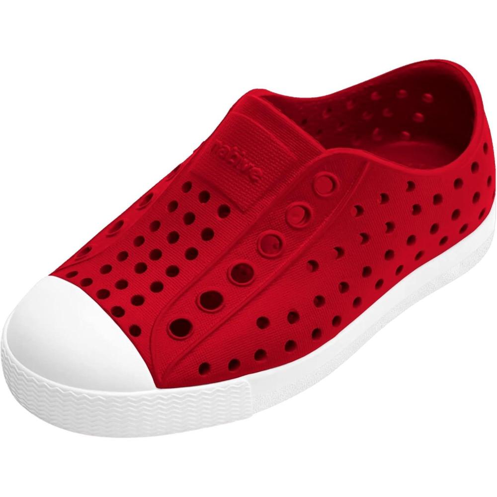 image:imageNative Shoes Kids Jefferson SlipOn ShoeRuby RedShell White