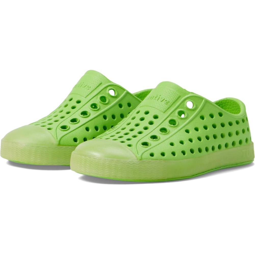 image:imageNative Shoes Kids Jefferson SlipOn ShoeSnap GreenGlow