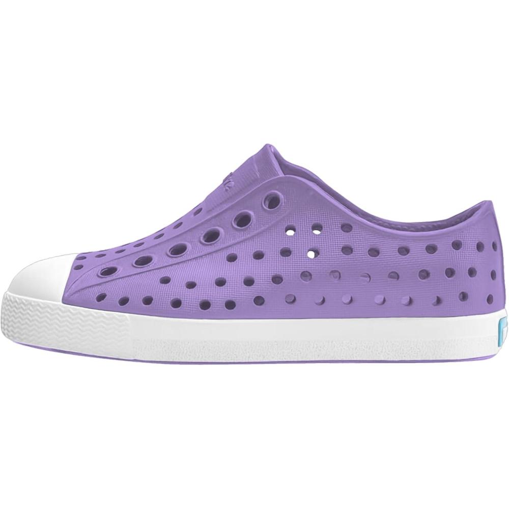 image:imageNative Shoes Kids Jefferson SlipOn ShoeTwirling PurpleShell White