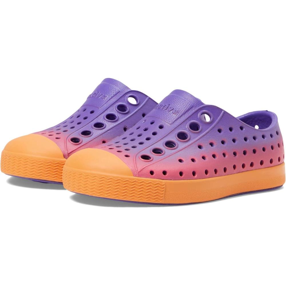 image:imageNative Shoes Kids Jefferson SlipOn ShoeUltra VioletApricot OrangeUltra Dazzle Ombre