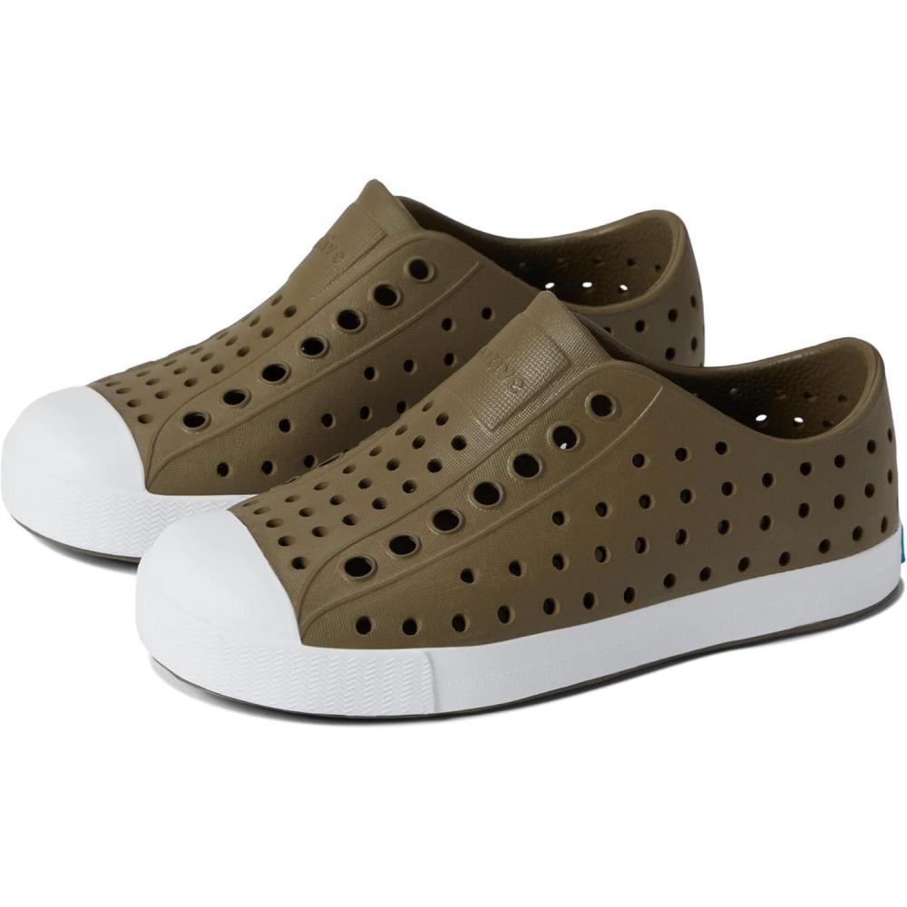 image:imageNative Shoes Kids Jefferson SlipOn ShoeUtili GreenShell White