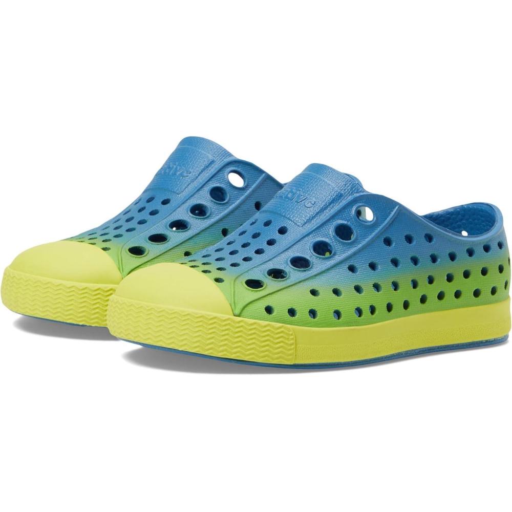 image:imageNative Shoes Kids Jefferson SlipOn ShoeVallarta BluePickle GreenVallarta Snap Ombre