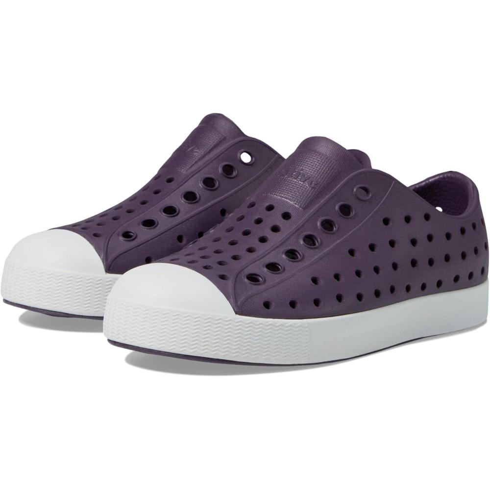 image:imageNative Shoes Kids Jefferson SlipOn ShoeVelvet PurpleShell White